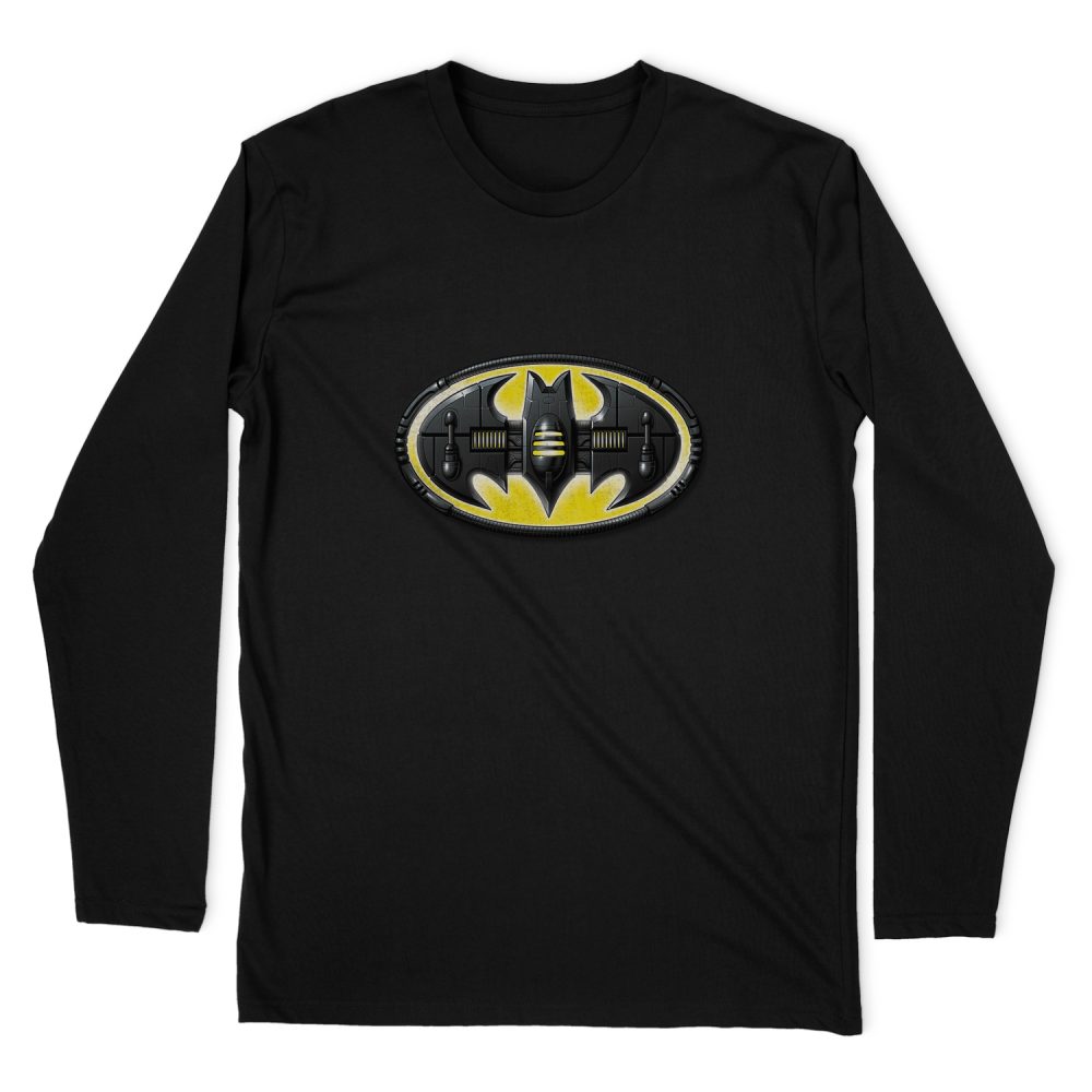 BATMAN BAT MECH LOGO LONG SLEEVE T-SHIRT