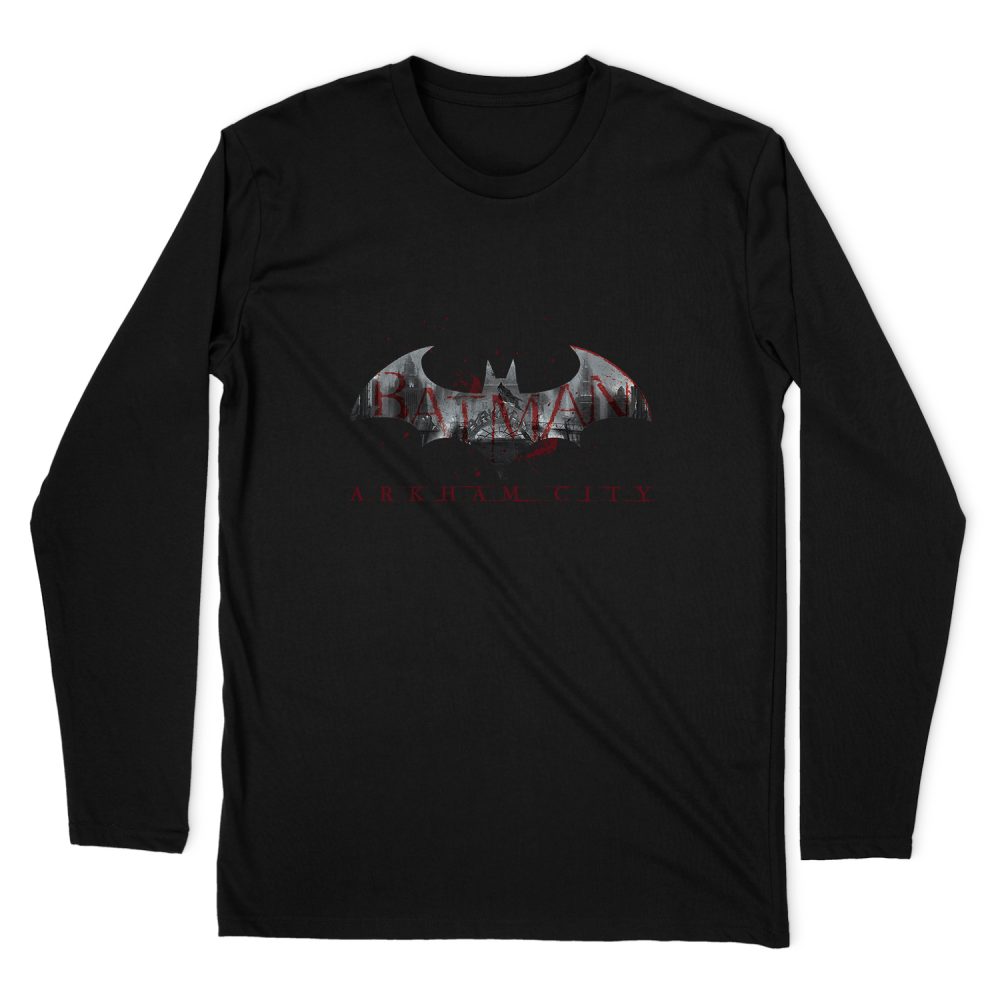 BATMAN - ARKHAM BAT FILL LONG SLEEVE T-SHIRT