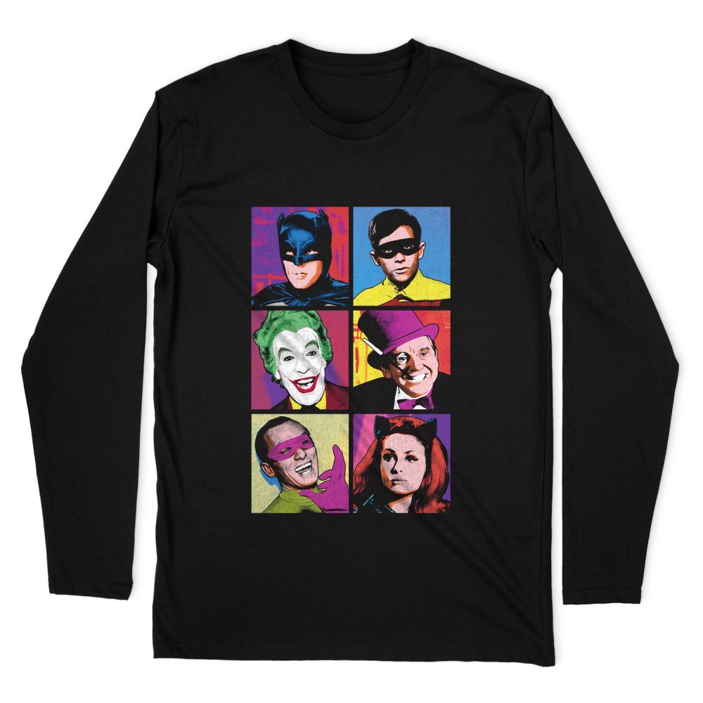 BATMAN - CLASSIC TV SERIES POP CAST LONG SLEEVE T-SHIRT