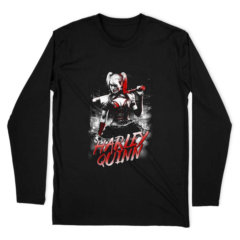 HARLEY QUINN CITY LONG SLEEVE T-SHIRT