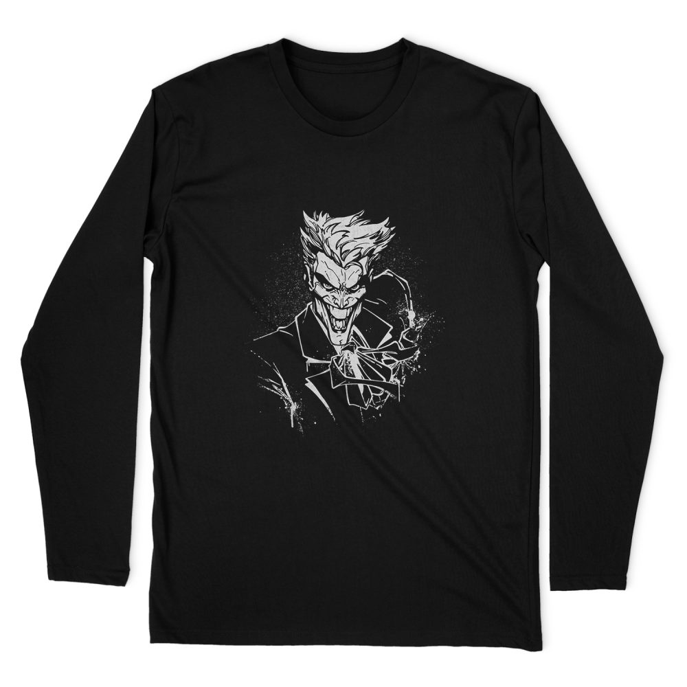 JOKER SPLATTER SMILE LONG SLEEVE T-SHIRT