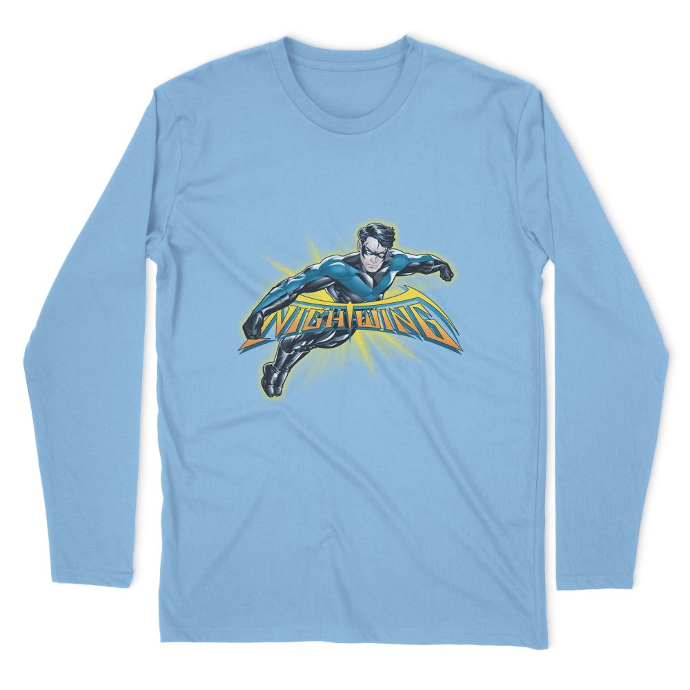 BATMAN NIGHTWING BURST LONG SLEEVE T-SHIERT