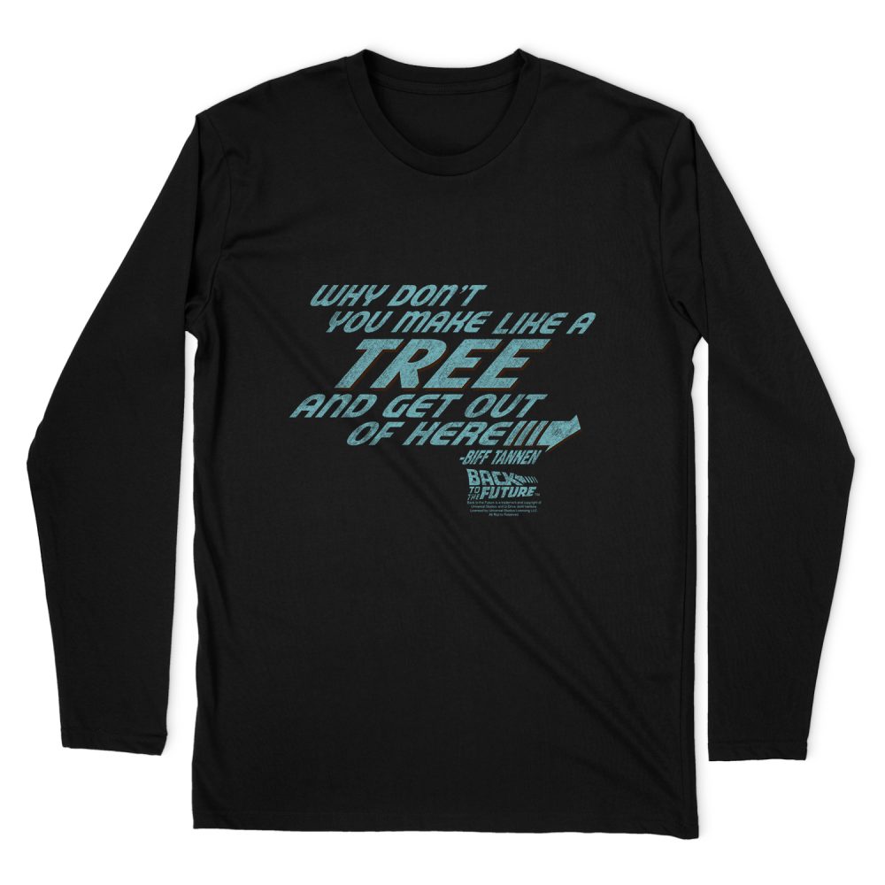 BACK TO THE FUTURE MAKE LIKE A TREE LONG SLEEVE T-SHIRT