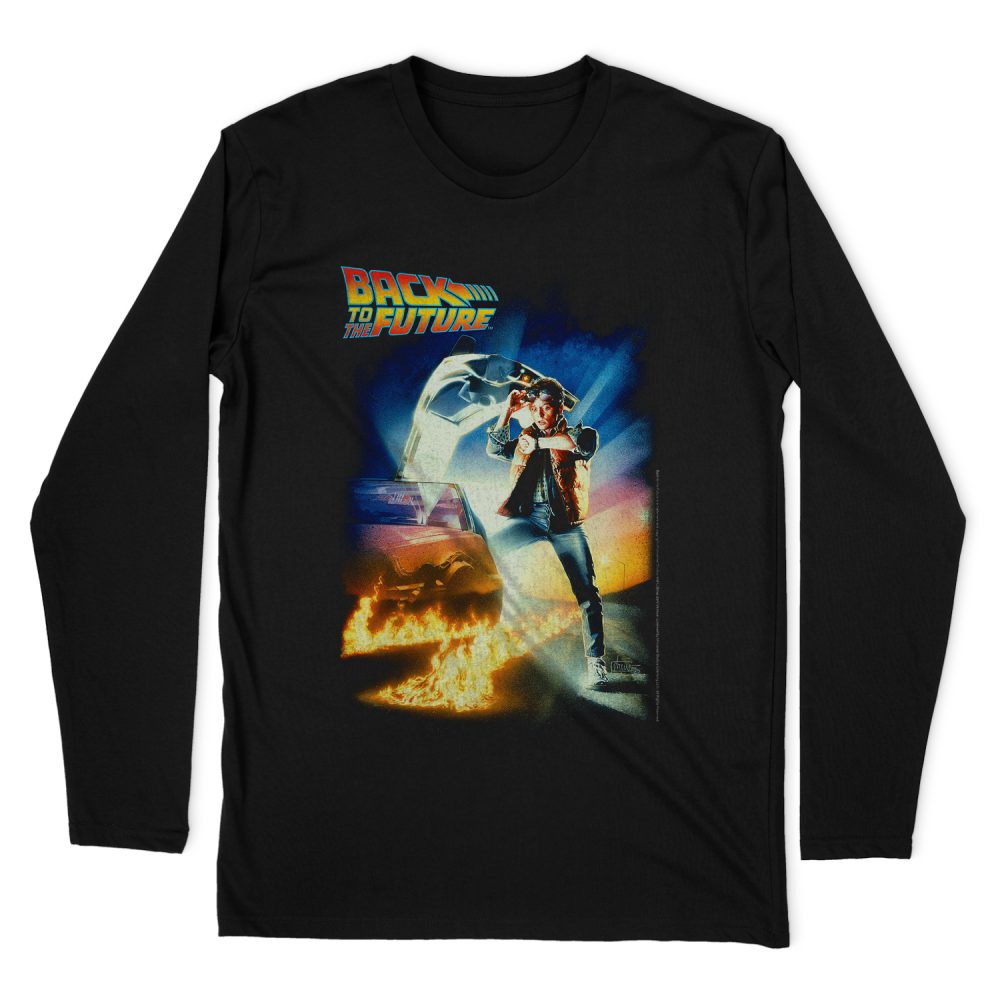 BACK TO THE FUTURE POSTER LONG SLEEVE T-SHIRT