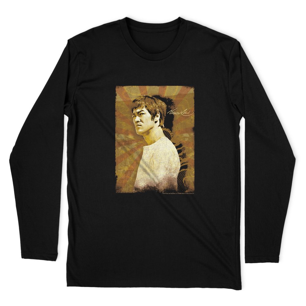 BRUCE LEE ANGER LONG SLEEVE T-SHIRT