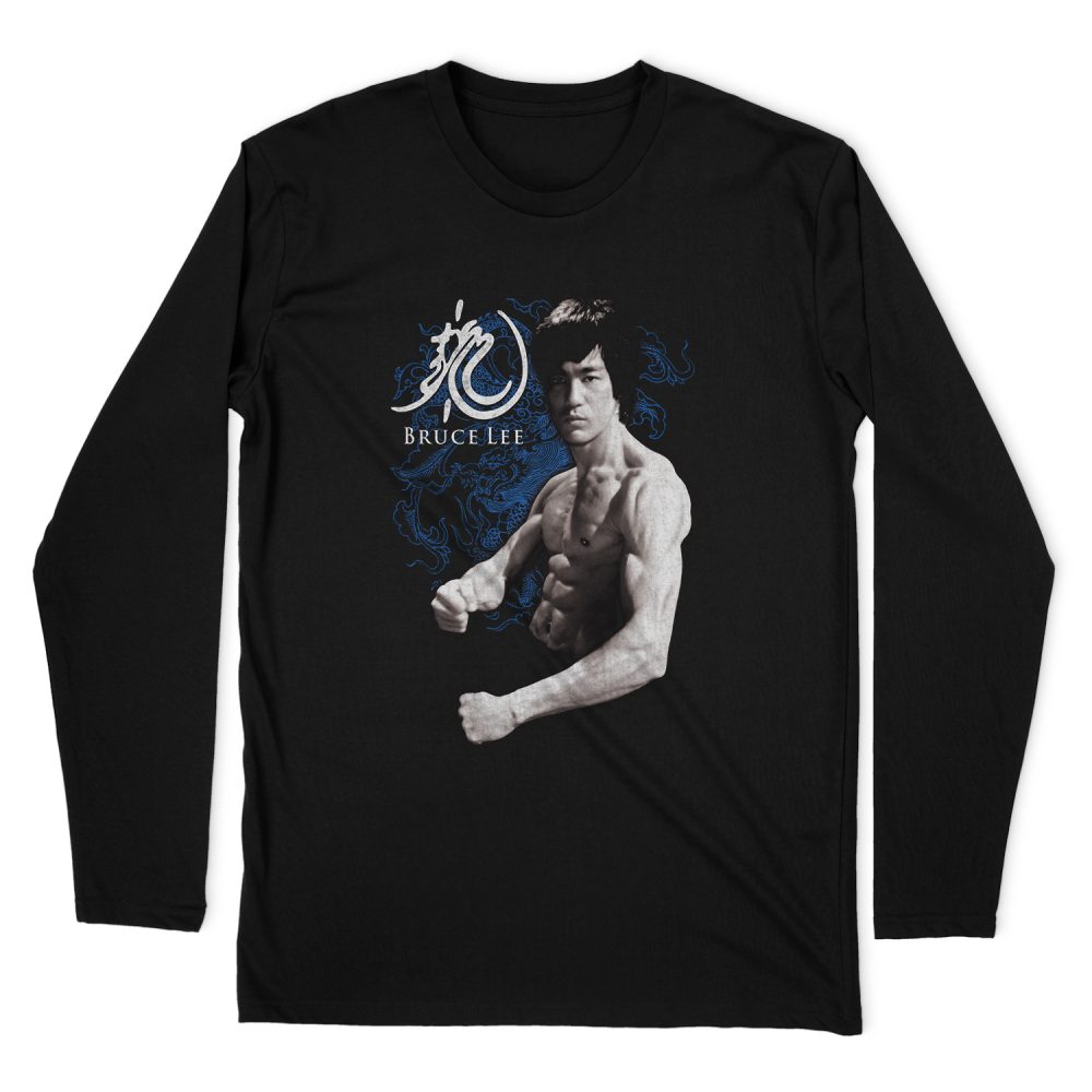 BRUCE LEE DRAGON STANCE LONG SLEEVE T-SHIRT