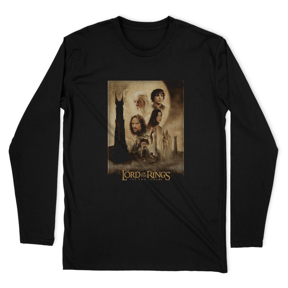 LORD OF THE RINGS TT POSTER LONG SLEEVE T-SHIRT