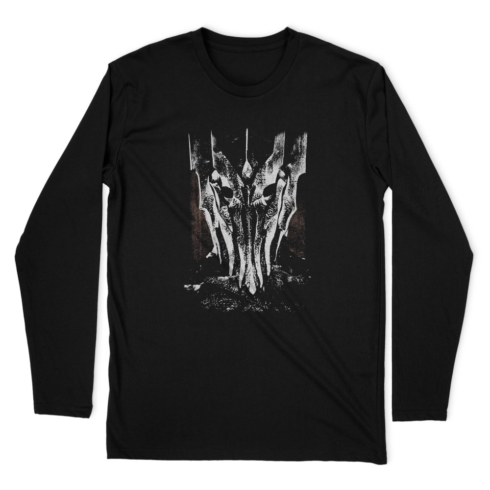 LORD OF THE RINGS BIG SAURON HEAD LONG SLEEVE T-SHIRT