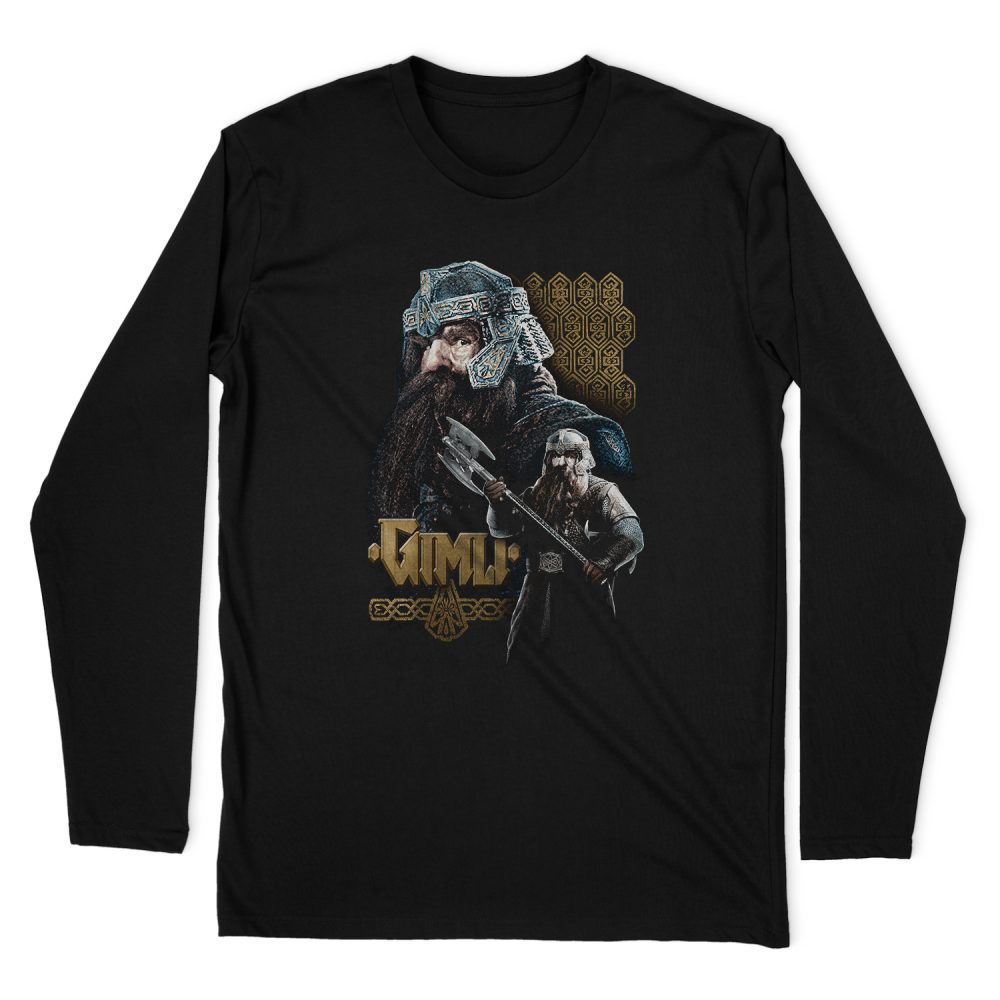 LORD OF THE RINGS GIMLI LONG SLEEVE T-SHIRT