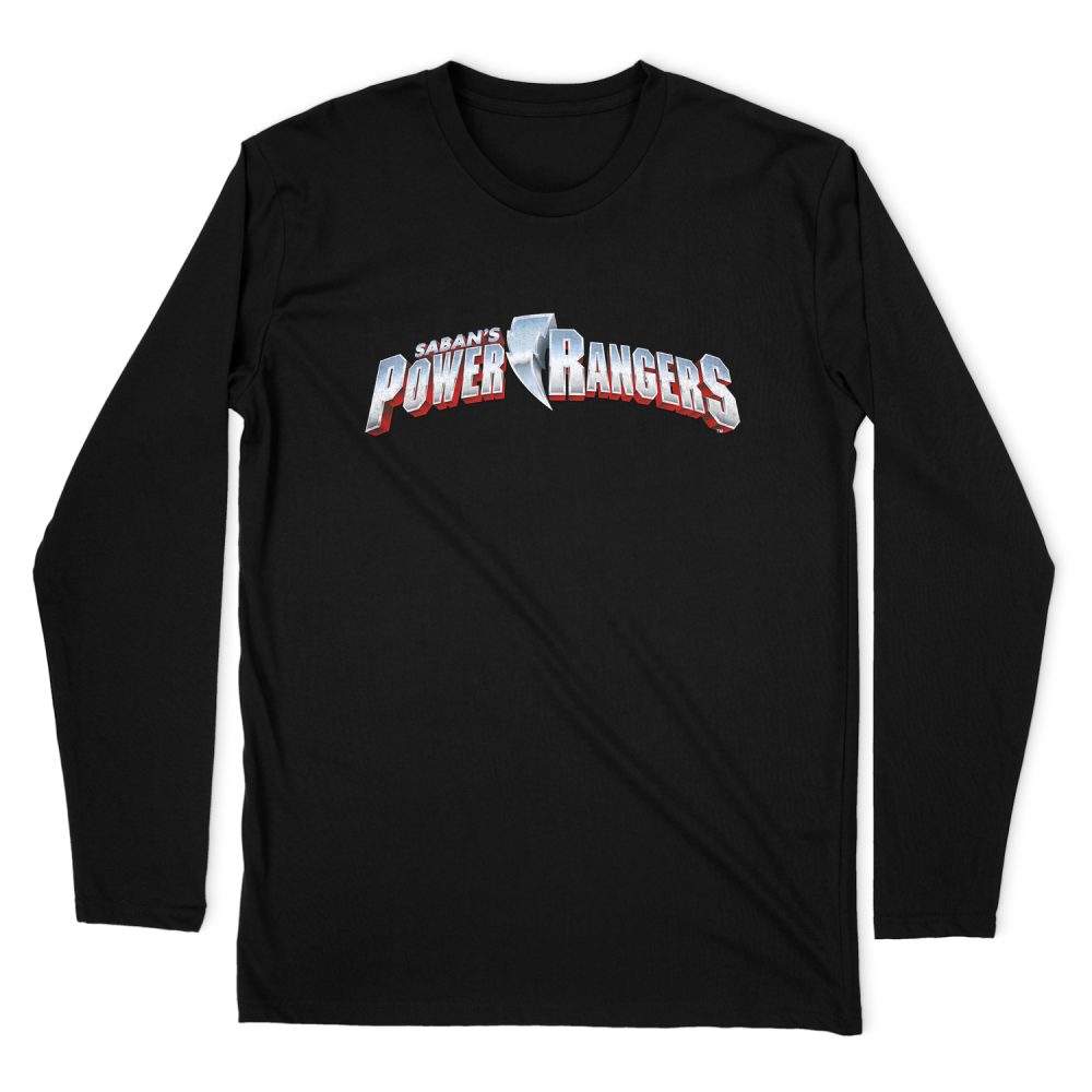 POWER RANGERS NEW LOGO LONG SLEEVE T-SHIRT