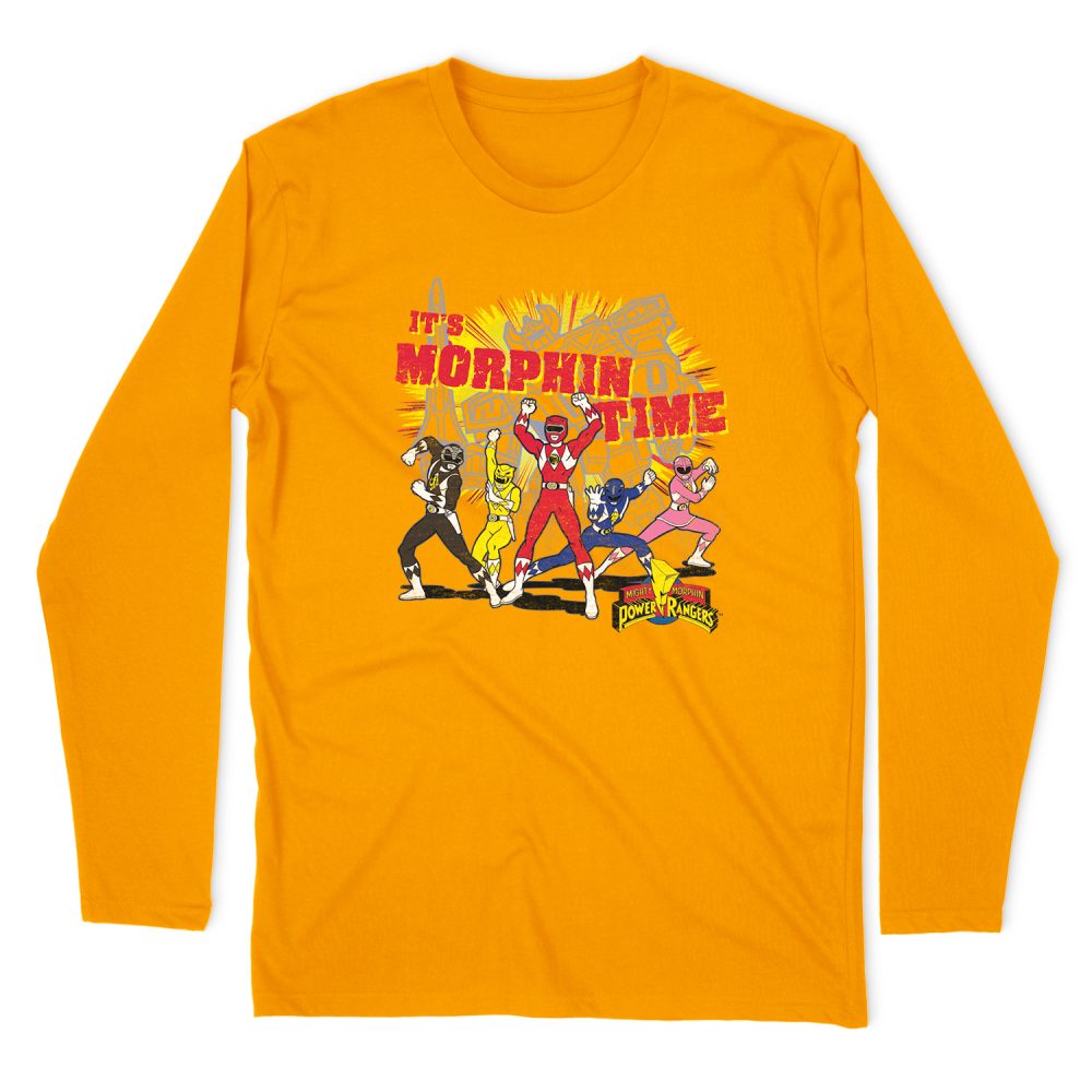POWER RANGERS MORPHIN TIME LONG SLEEVE T-SHIRT