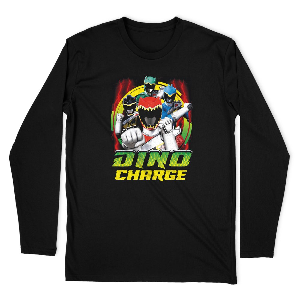 POWER RANGERS DINO LIGHTNING LONG SLEEVE T-SHIRT