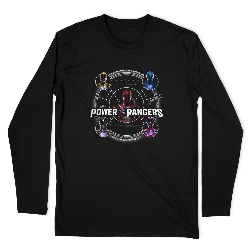 POWER RANGERS GREATEST GLORY LONG SLEEVE T-SHIRT