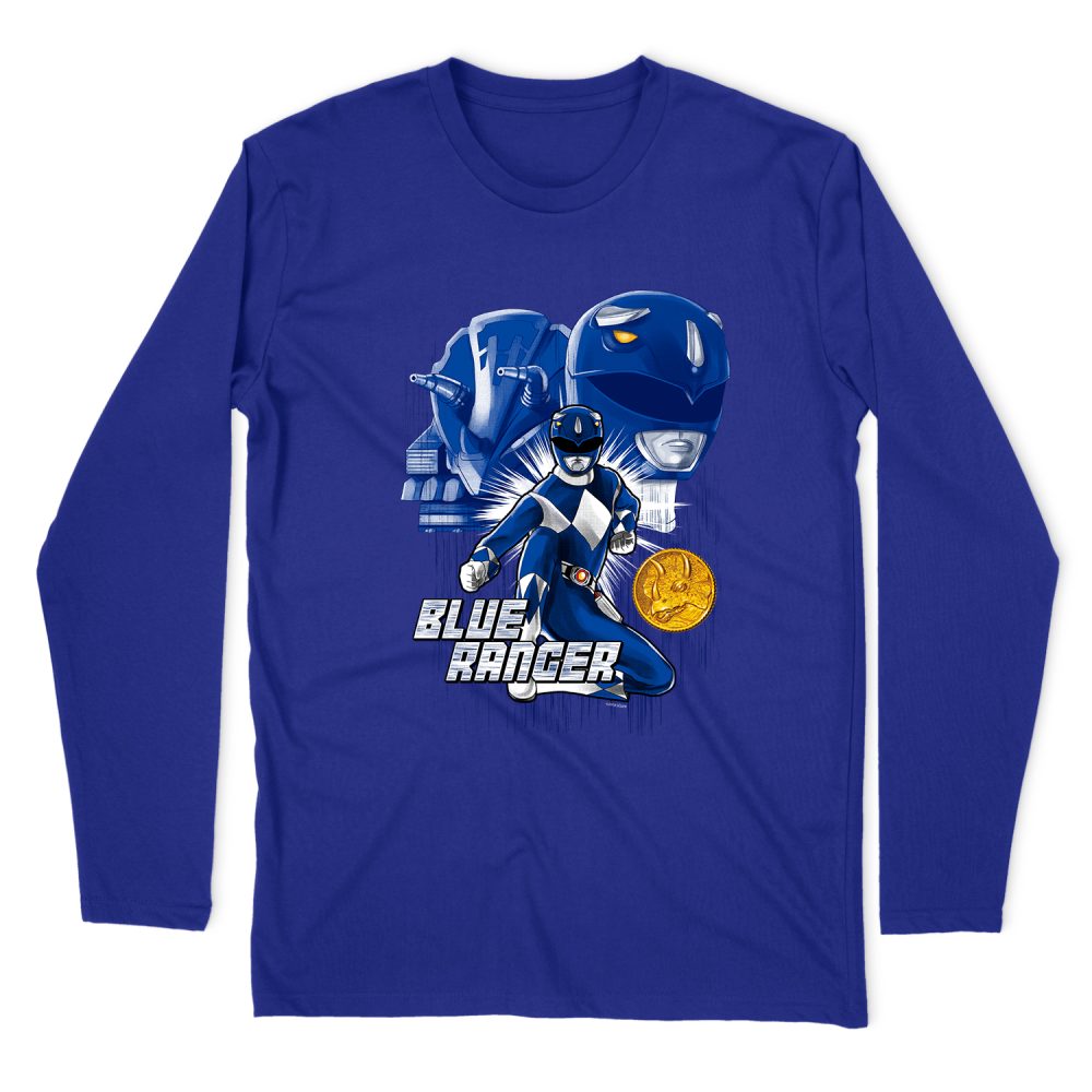 POWER RANGERS BLUE RANGER #1 LONG SLEEVE T-SHIRT
