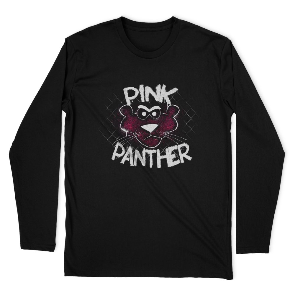 PINK PANTHER SPRAY PANTHER LONG SLEEVE T-SHIRT