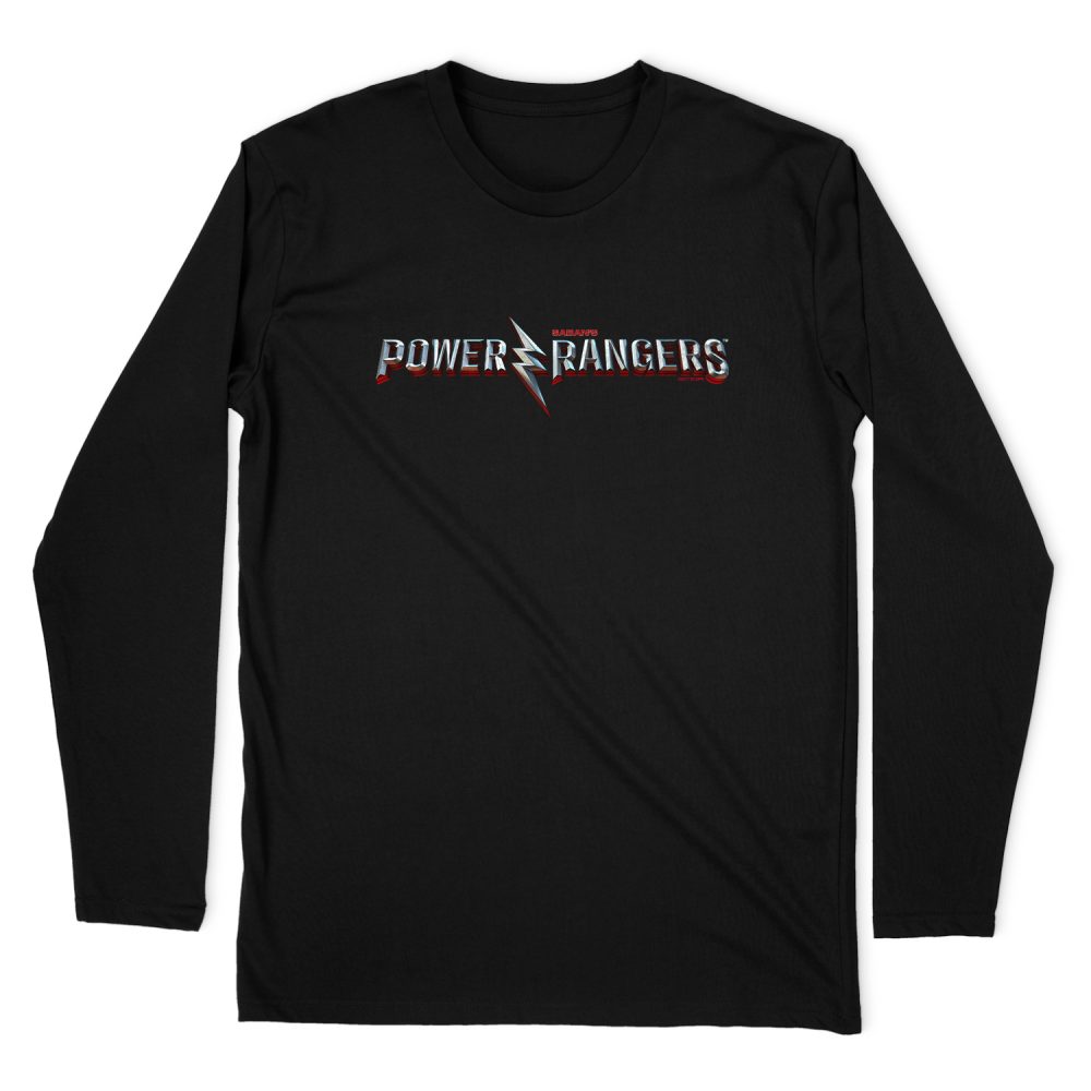 POWER RANGERS MOVIE LOGO LONG SLEEVE T-SHIRT