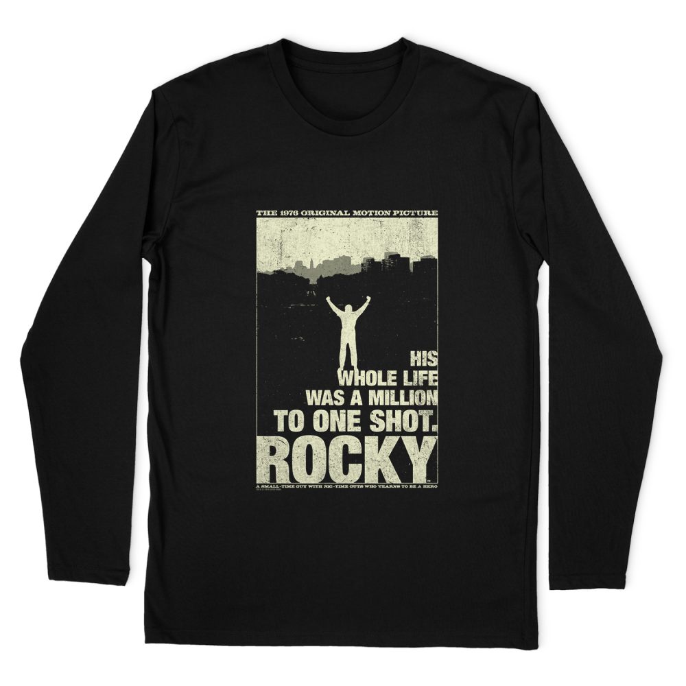 ROCKY SILHOUETTE LONG SLEEVE T-SHIRT