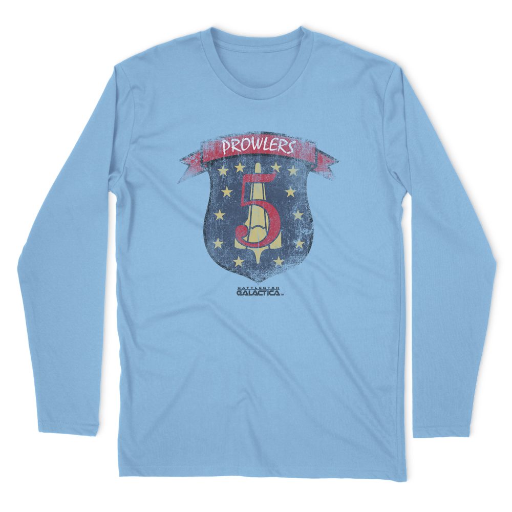 BATTLESTAR GALACTICA PROWLERS BADGE LONG SLEEVE T-SHIRT