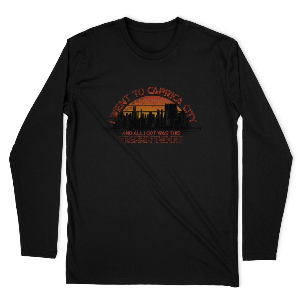 BATTLESTAR GALACTICA CAPRICA CITY LONG SLEEVE T-SHIRT