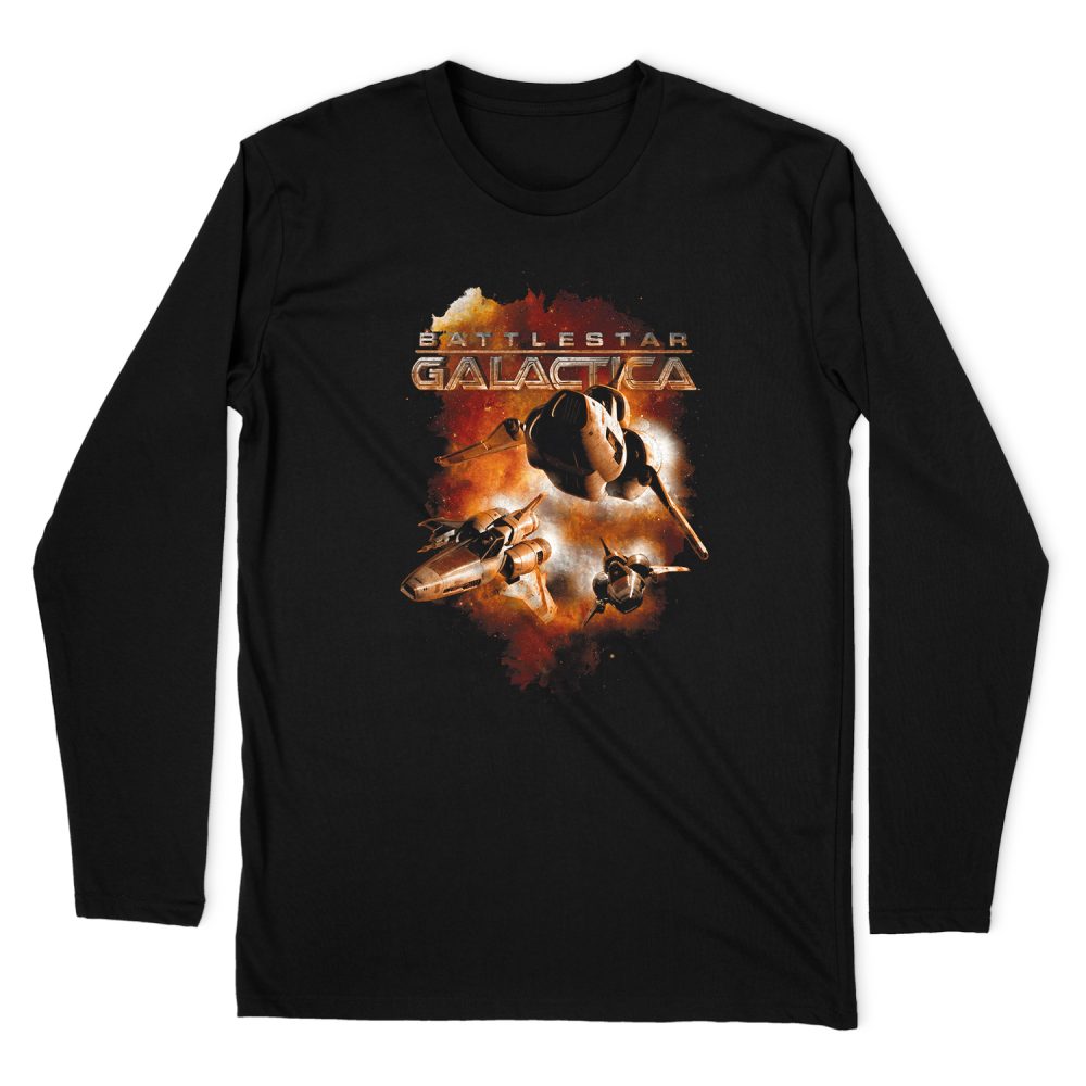 BATTLESTAR GALACTICA VIPERS STRETCH LONG SLEEVE T-SHIRT