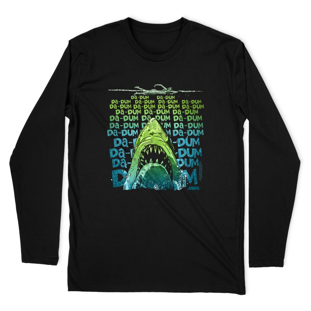 JAWS DA DUM LONG SLEEVE T-SHIRT