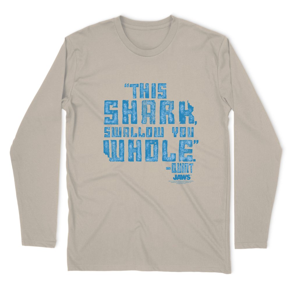JAWS SWALLOW YOU WHOLE LONG SLEEVE T-SHIRT