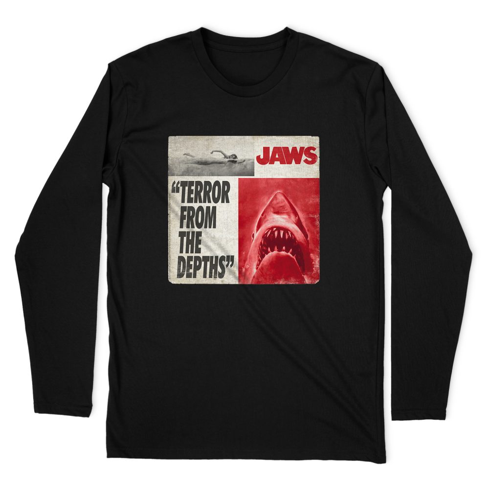 JAWS TERROR LONG SLEEVE T-SHIRT