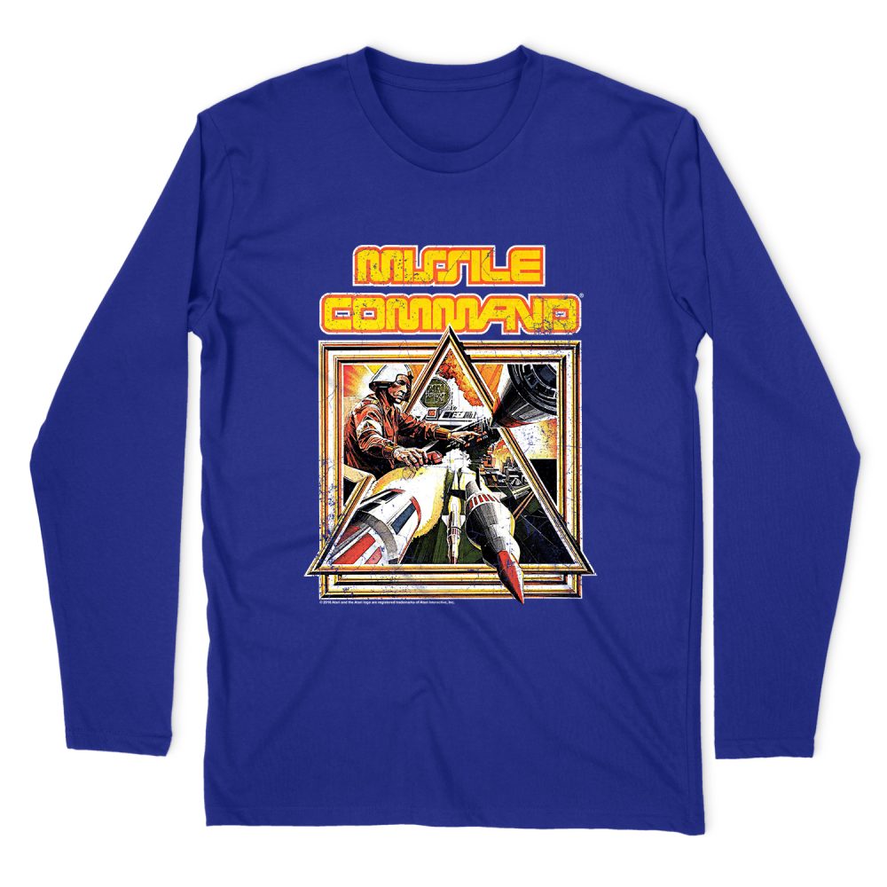 ATARI MISSLE COMMANDER LONG SLEEVE T-SHIRT