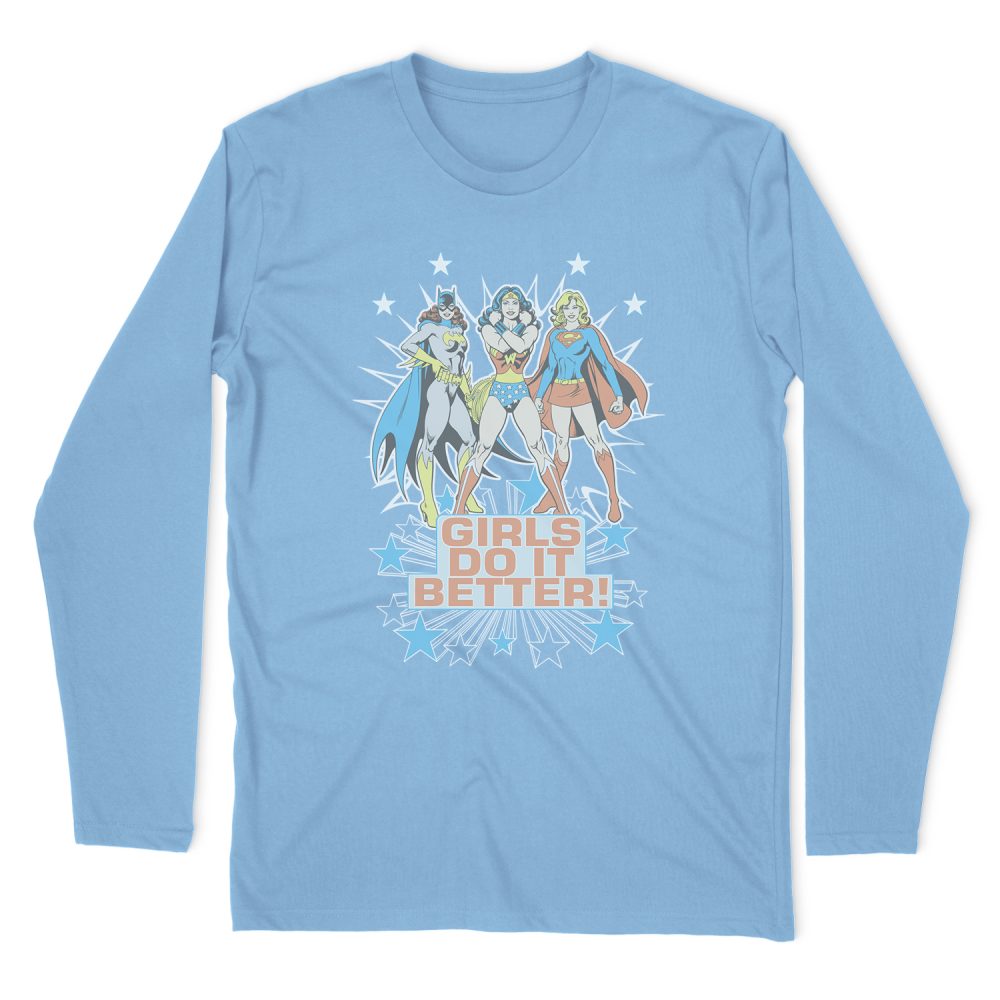 DC COMICS GIRLS DO IT BETTER LONG SLEEVE T-SHIRT