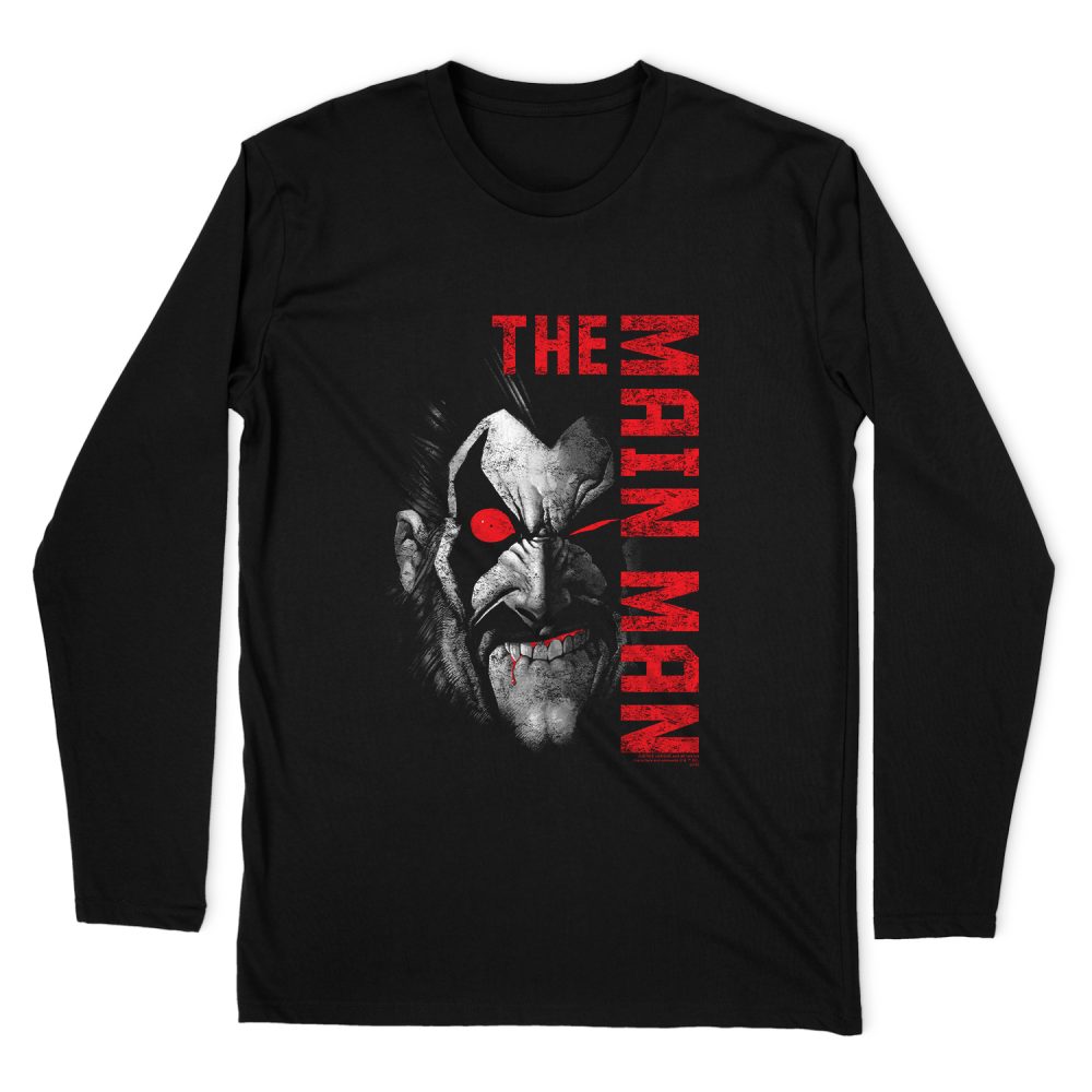 JUSTICE LEAGUE MAIN MAN LONG SLEEVE T-SHIRT