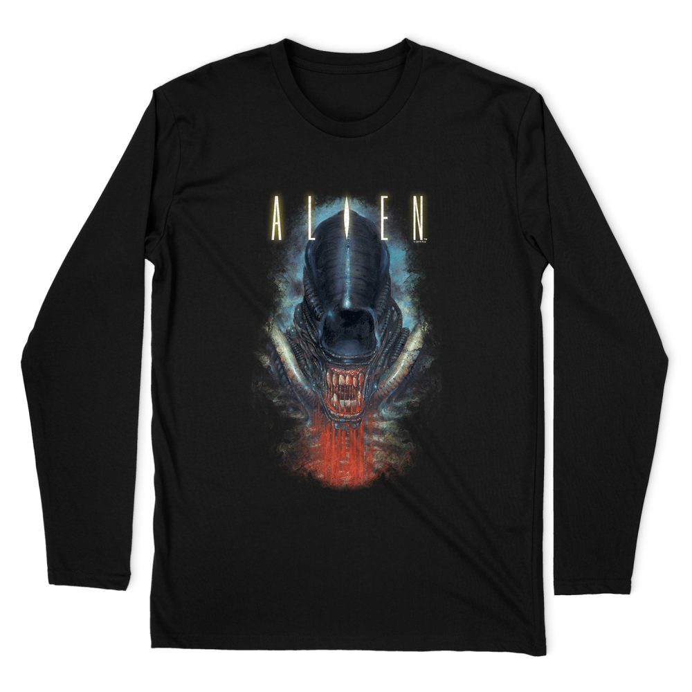 ALIEN BLOODY JAW LONG SLEEVE T-SHIRT