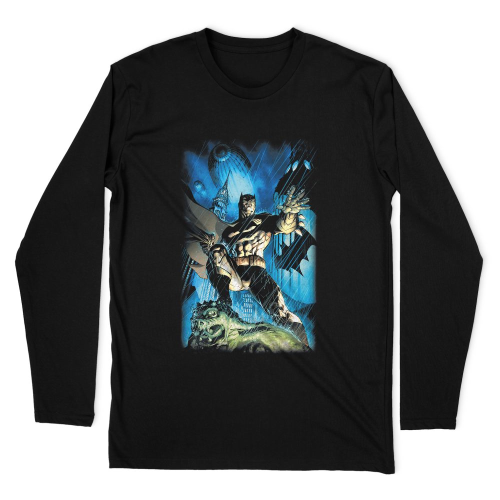 BATMAN STORMY DARK KNIGHT LONG SLEEVE T-SHIRT