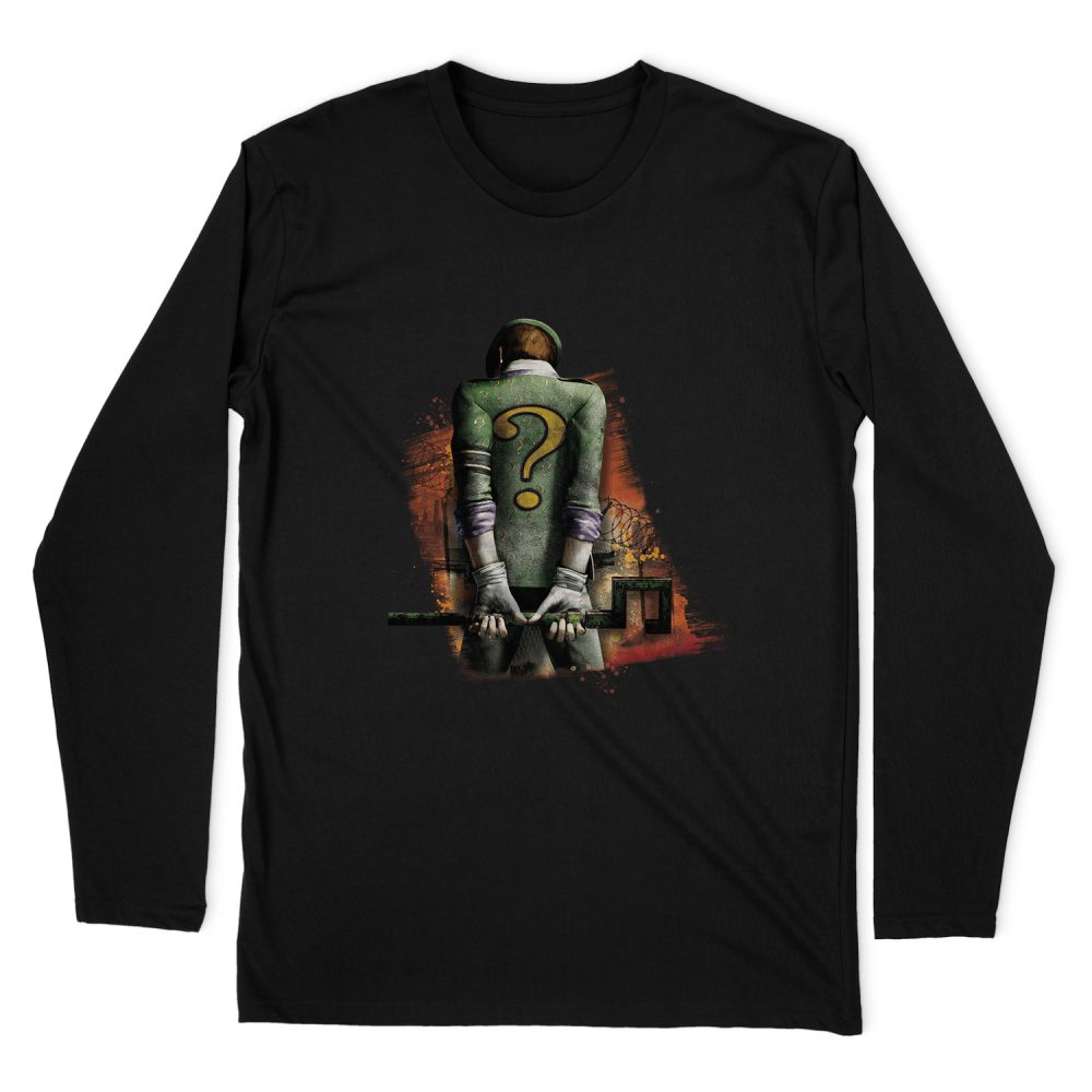 BATMAN - ARKHAM RIDDLER CONVICTED LONG SLEEVE T-SHIRT