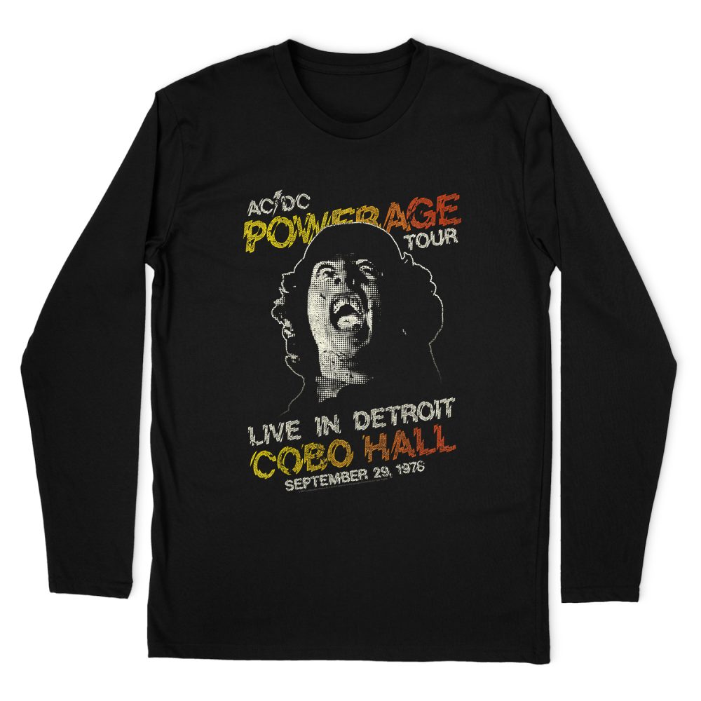 AC DC POWERAGE TOUR LONG SLEEVE T-SHIRT