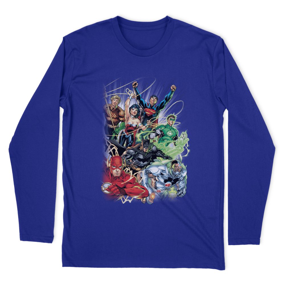 JUSTICE LEAGUE JUSTICE LEAGUE #1 LONG SLEEVE T-SHIRT