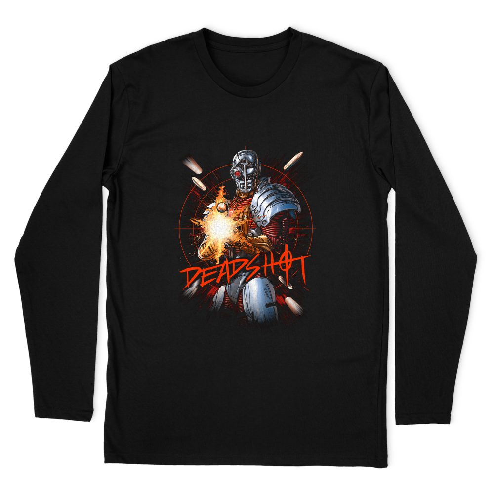 JUSTICE LEAGUE DEADSHOT LONG SLEEVE T-SHIRT