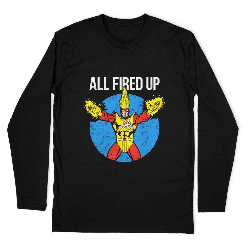 JUSTICE LEAGUE FIRESTORMS PARTY LONG SLEEVE T-SHIRT