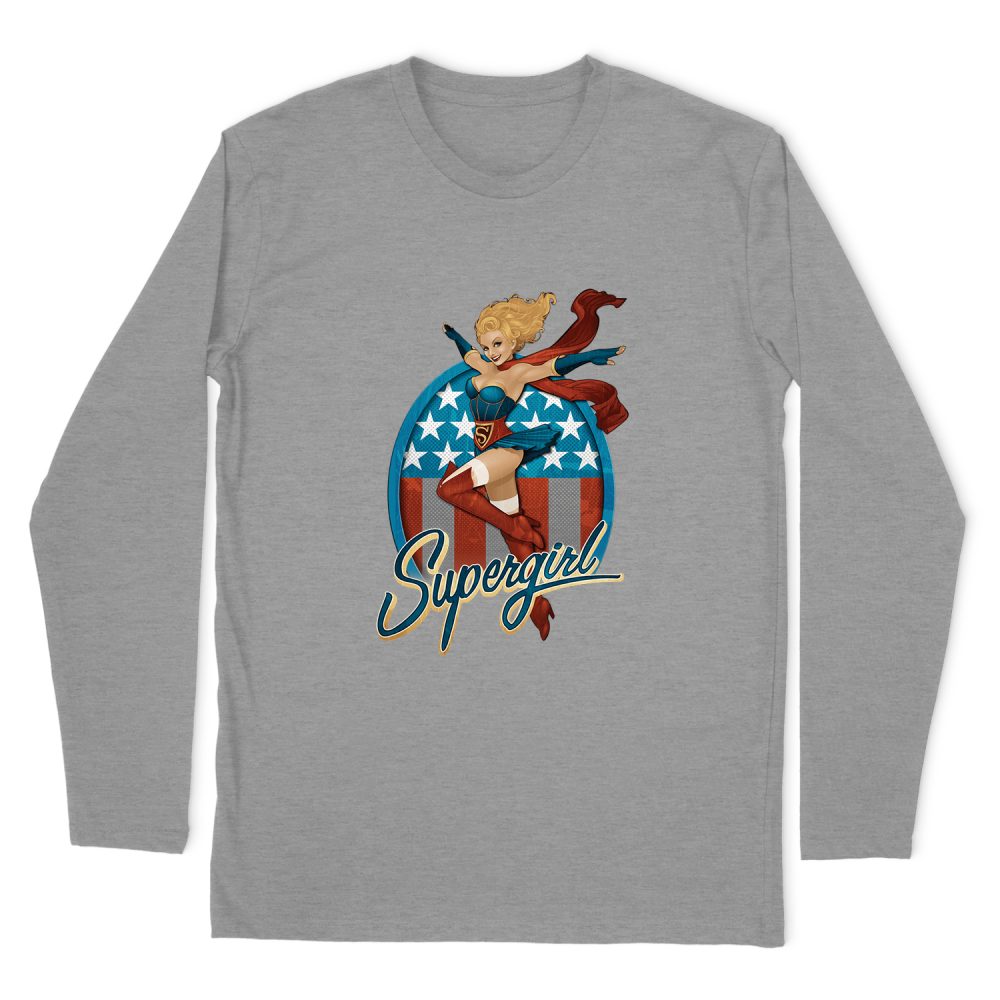 SUPERGIRL BOMBSHELL LONG SLEEVE T-SHIRT