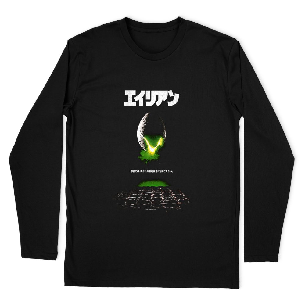 ALIEN KANJI POSTER LONG SLEEVE T-SHIRT