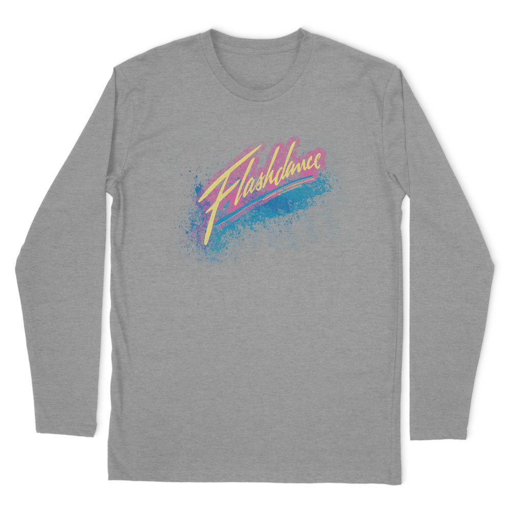 FLASHDANCE SPRAY LOGO LONG SLEEVE T-SHIRT