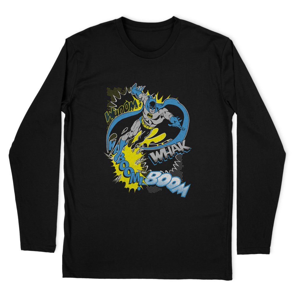 BATMAN BAT EFFECTS LONG SLEEVE T-SHIRT