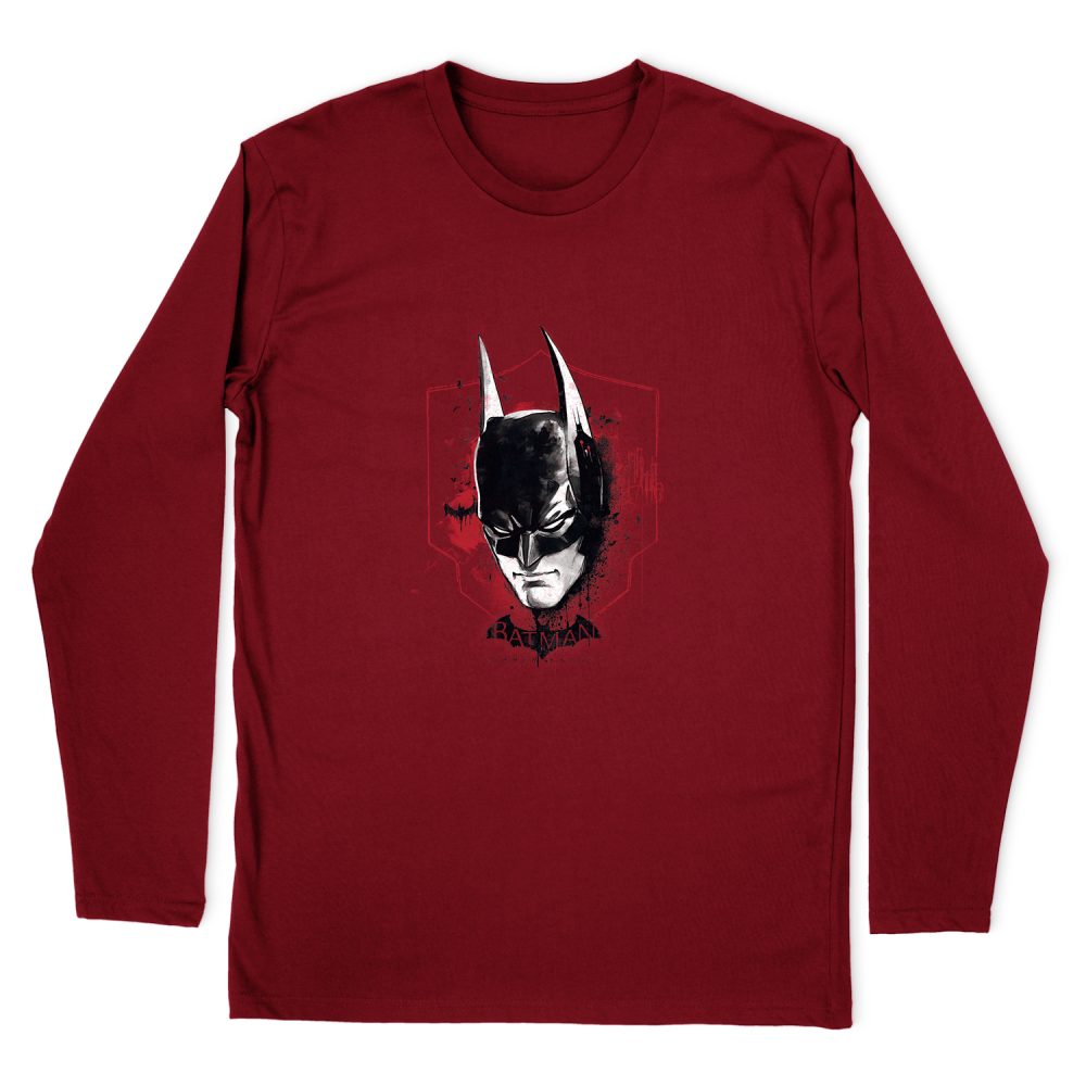 BATMAN - ARKHAM AK HEAD LONG SLEEVE T-SHIRT