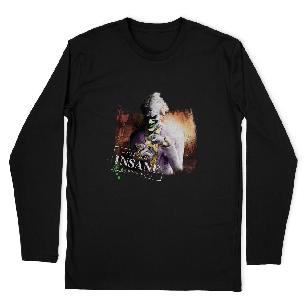 BATMAN - ARKHAM CERTIFIED LONG SLEEVE T-SHIRT