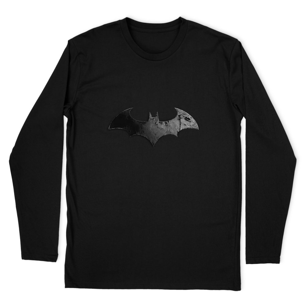 BATMAN - ARKHAM BAT LOGO LONG SLEEVE T-SHIRT