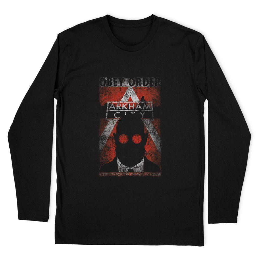 BATMAN - ARKHAM OBEY ORDER POSTER LONG SLEEVE T-SHIRT