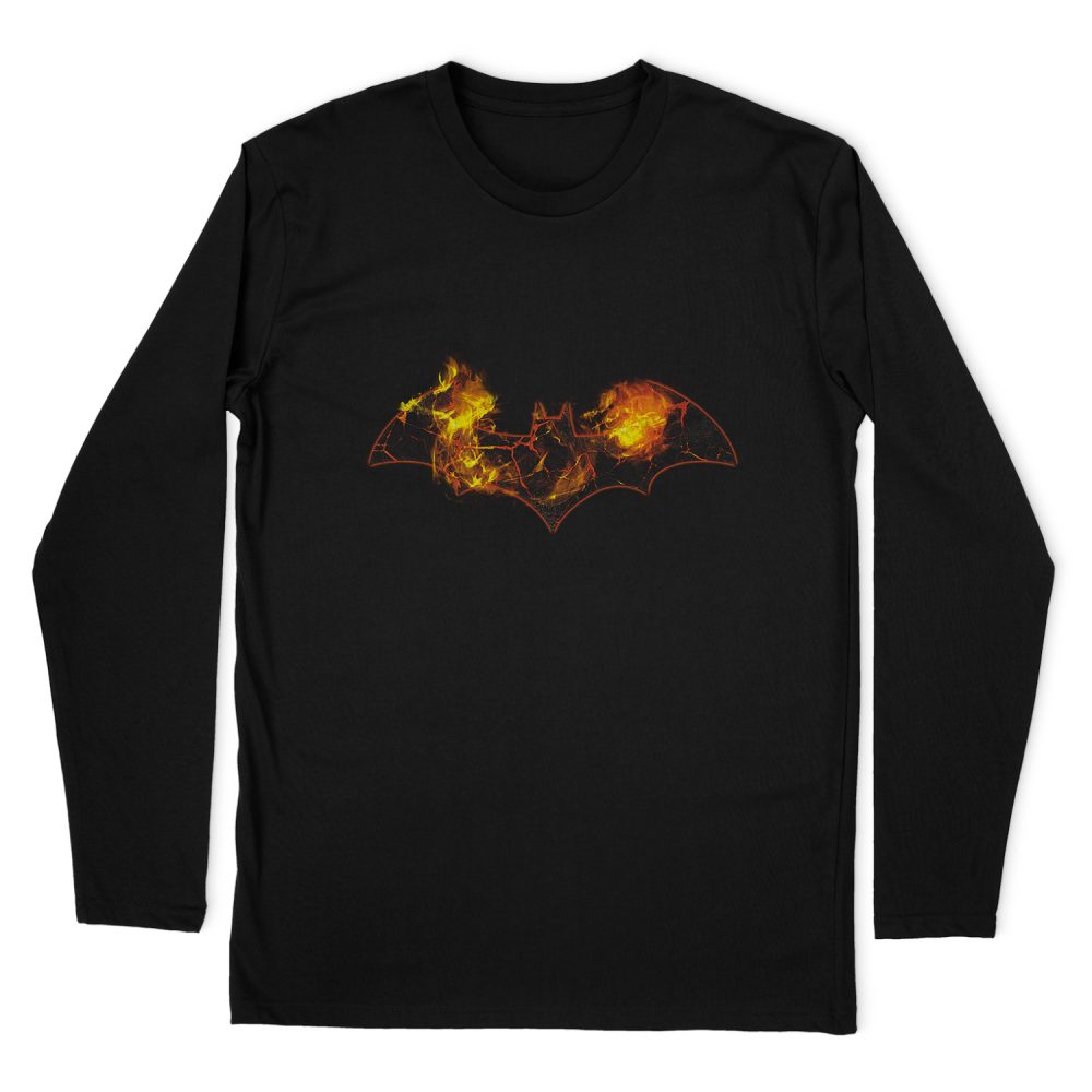 BATMAN MOLTEN LOGO LONG SLEEVE T-SHIRT