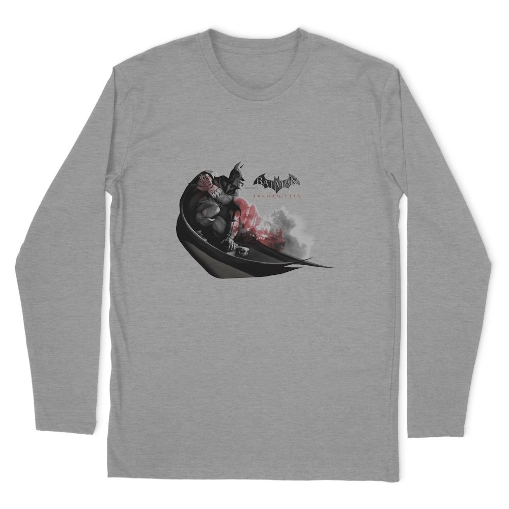 BATMAN ARKHAM CITY READY TO POUNCE LONG SLEEVE T-SHIRT