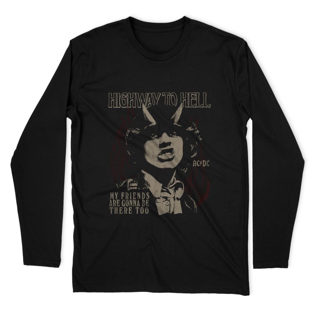 AC DC MY FRIENDS LONG SLEEVE T-SHIRT
