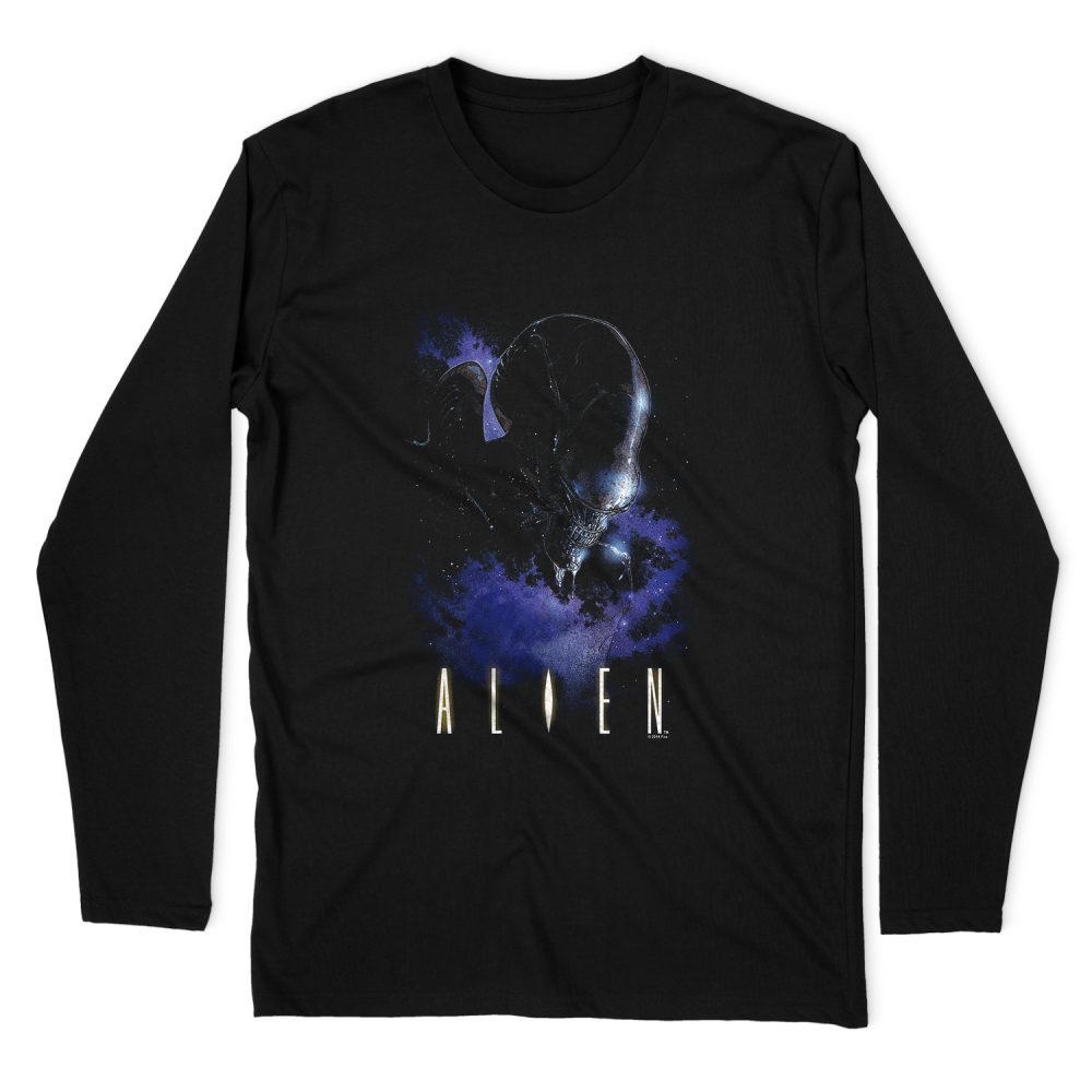 ALIEN IN SPACE LONG SLEEVE T-SHIRT