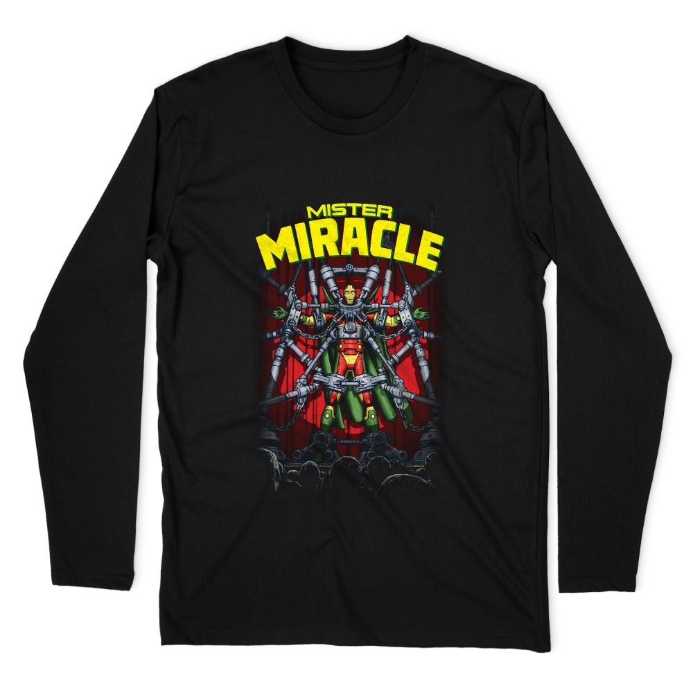 JUSTICE LEAGUE MISTER MIRACLE LONG SLEEVE T-SHIRT